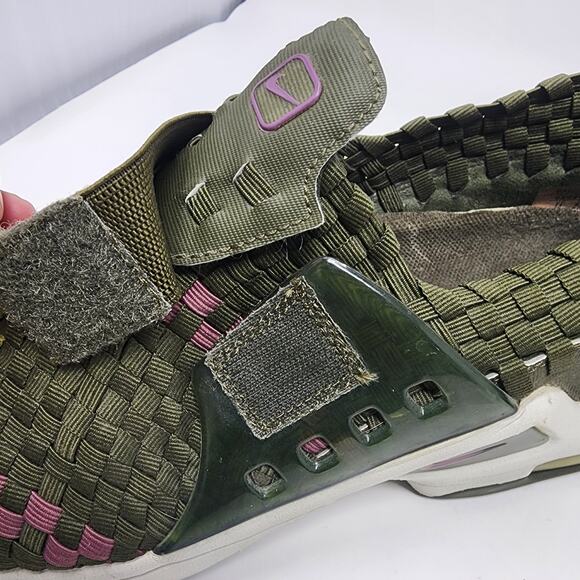 Nike Air Max Sneakers Women 11 Sphere Green & Pink Woven 302260 VTG 2002 - Picture 11 of 11